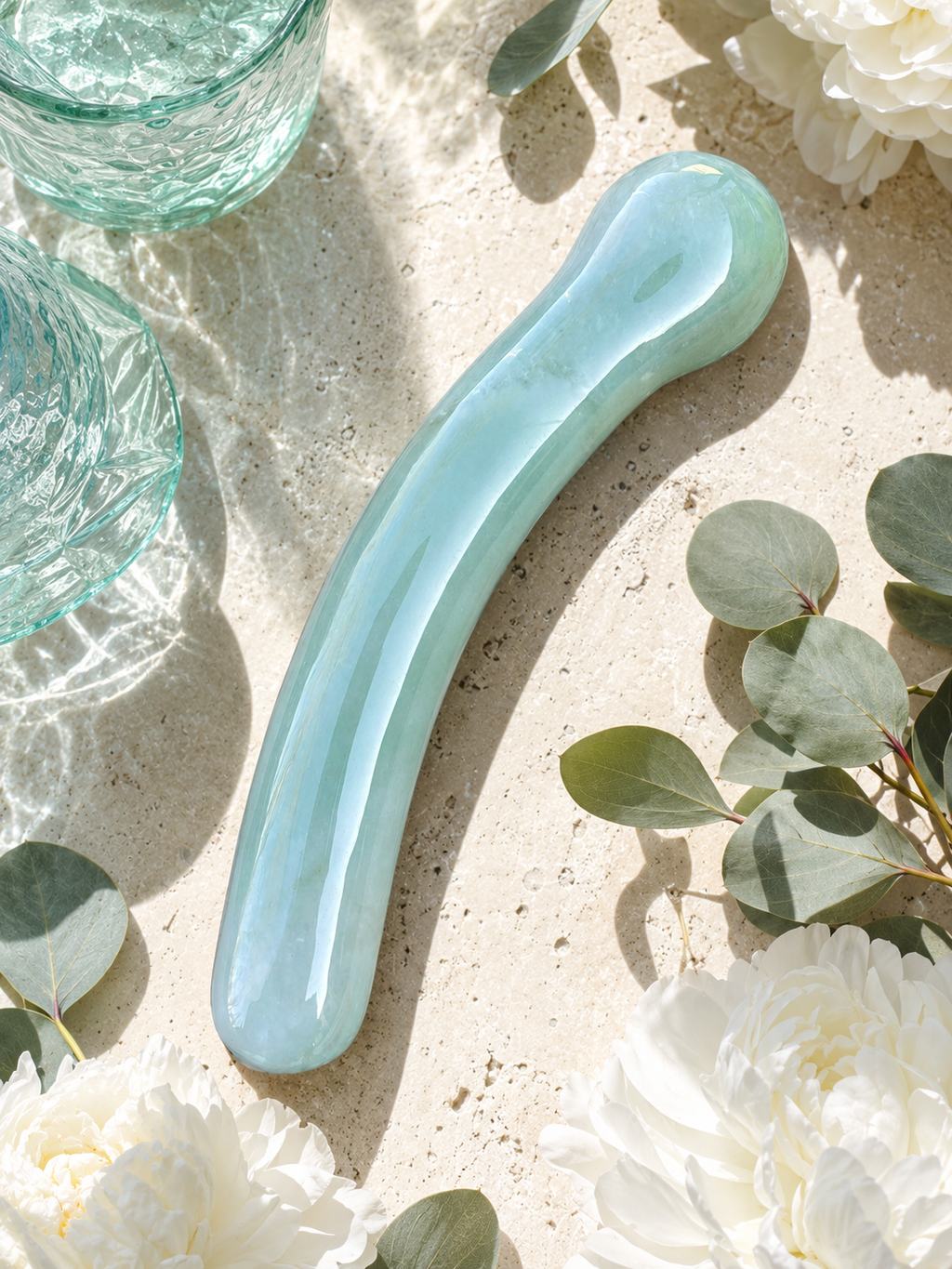 Auracrystal Hdone Green Aventurine Crystal Massage Wand