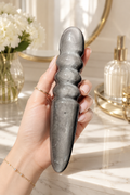 Auracrystal Eros Silver Obsidian Crystal Massage Wand