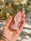 Clear Quartz, Rose Quartz, Red Jasper, Obsidian Crystal Massage Wand