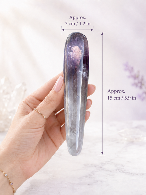 Auracrystal Ambrosia Amethyst Crystal Massage Wand