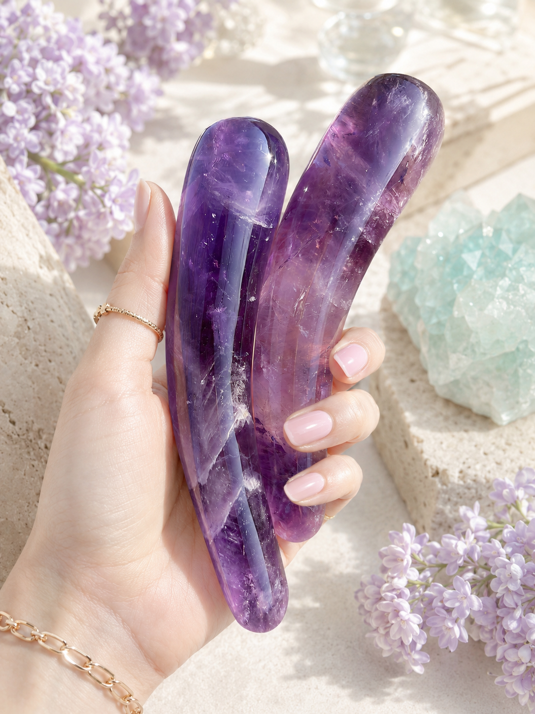 Auracrystal Aeon Amethyst Wellness Wand