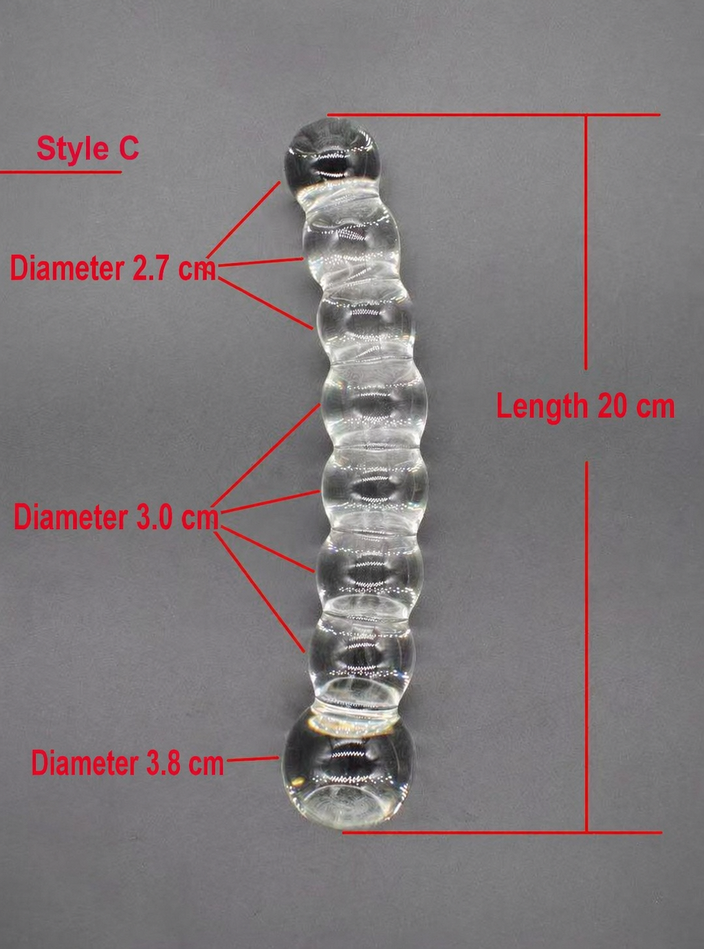 Borosilicate Glass Massage Wand