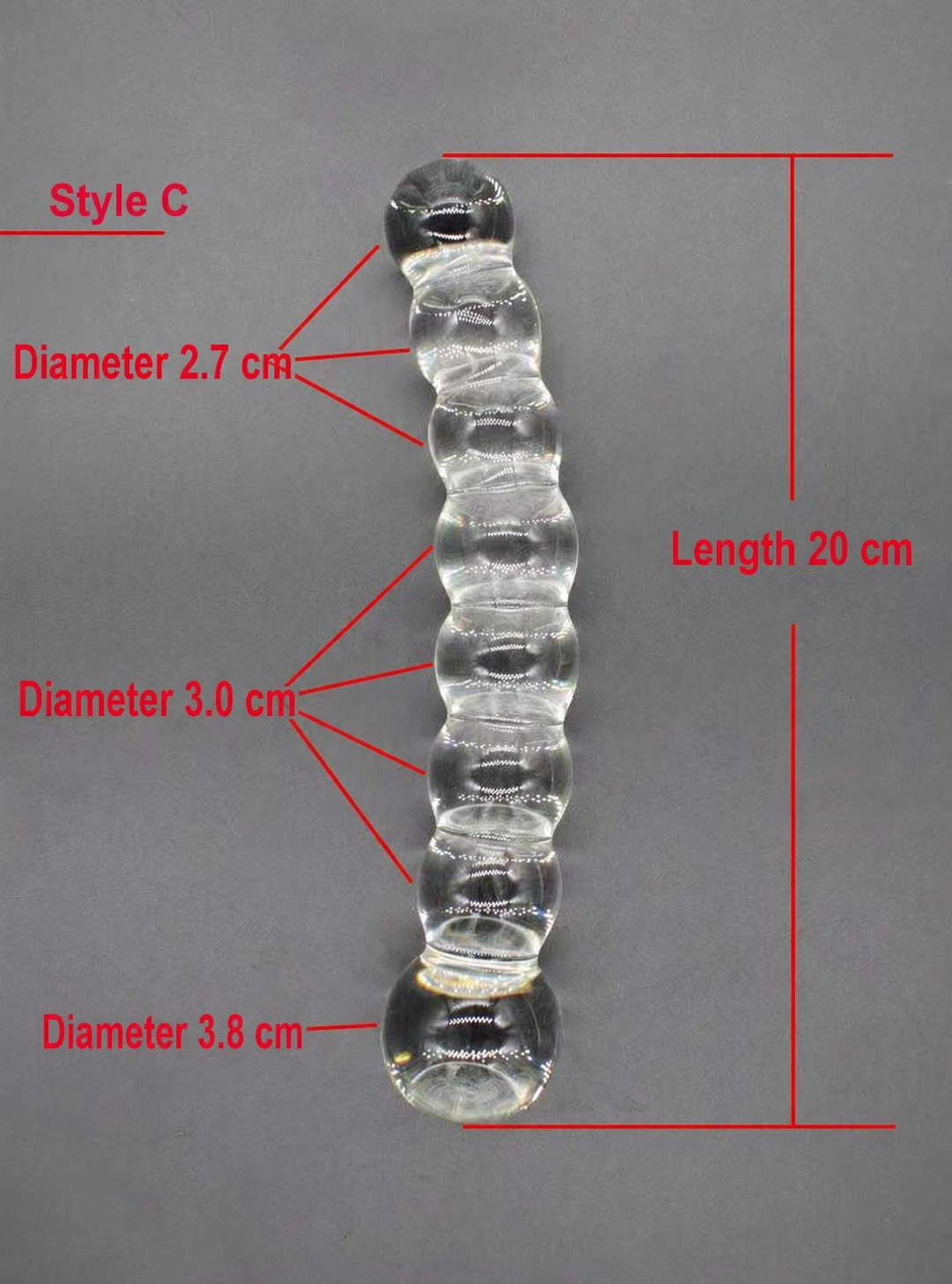 Borosilicate Glass Massage Wand