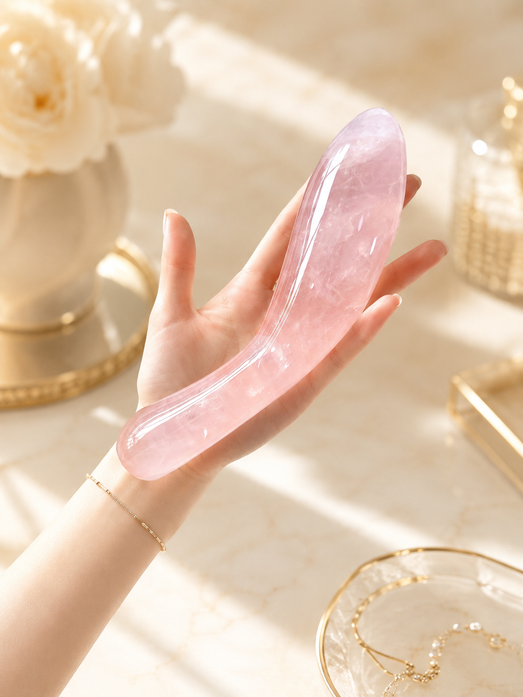 Auracrystal Phallos Quartz Crystal Massage Wand