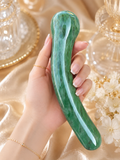 Auracrystal Hedone Green Jade Crystal Massage Wand