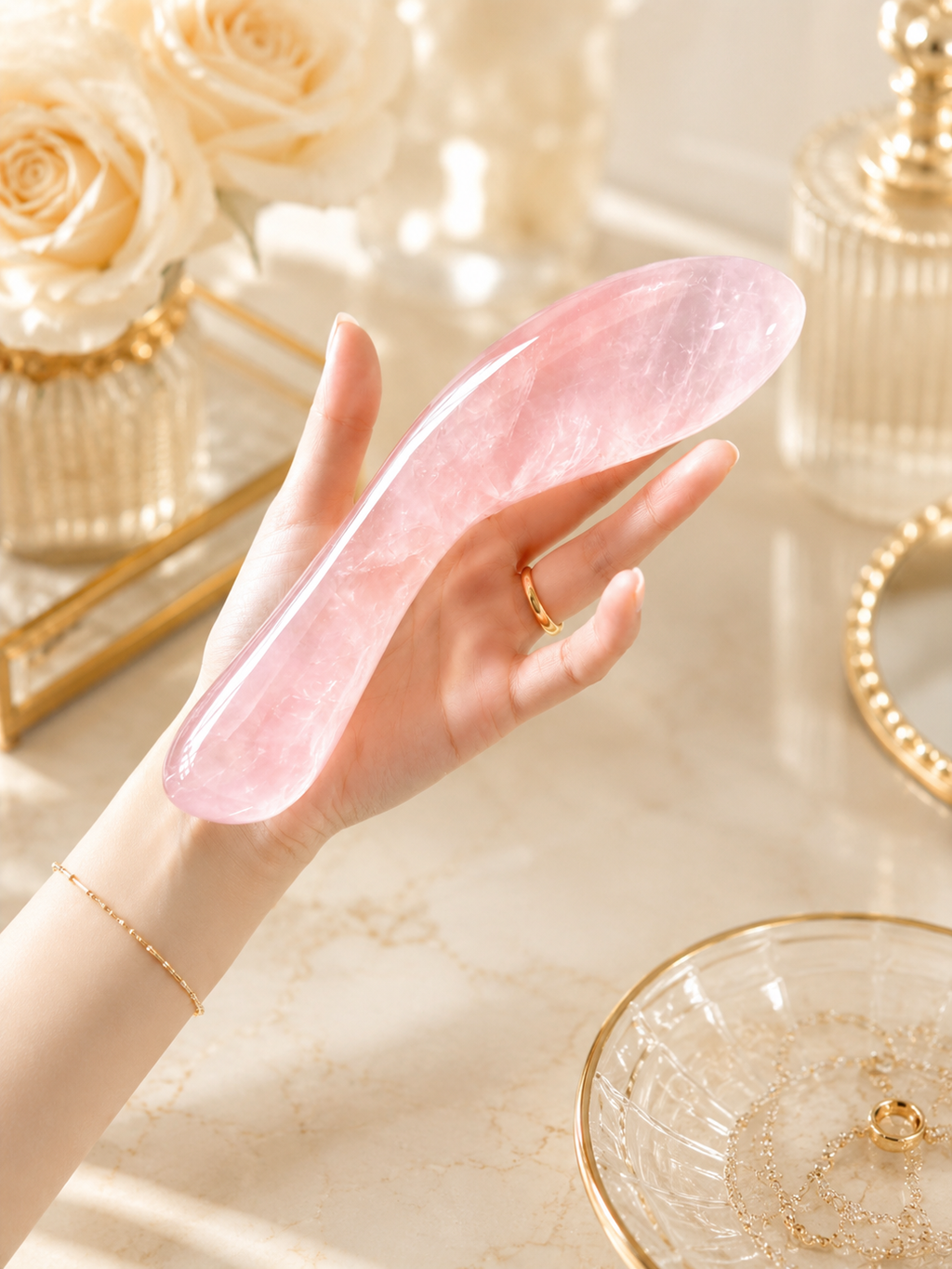 Auracrystal Phallos Quartz Crystal Massage Wand