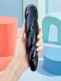 Auracrystal Helix Obsidian Crystal Massage Wand