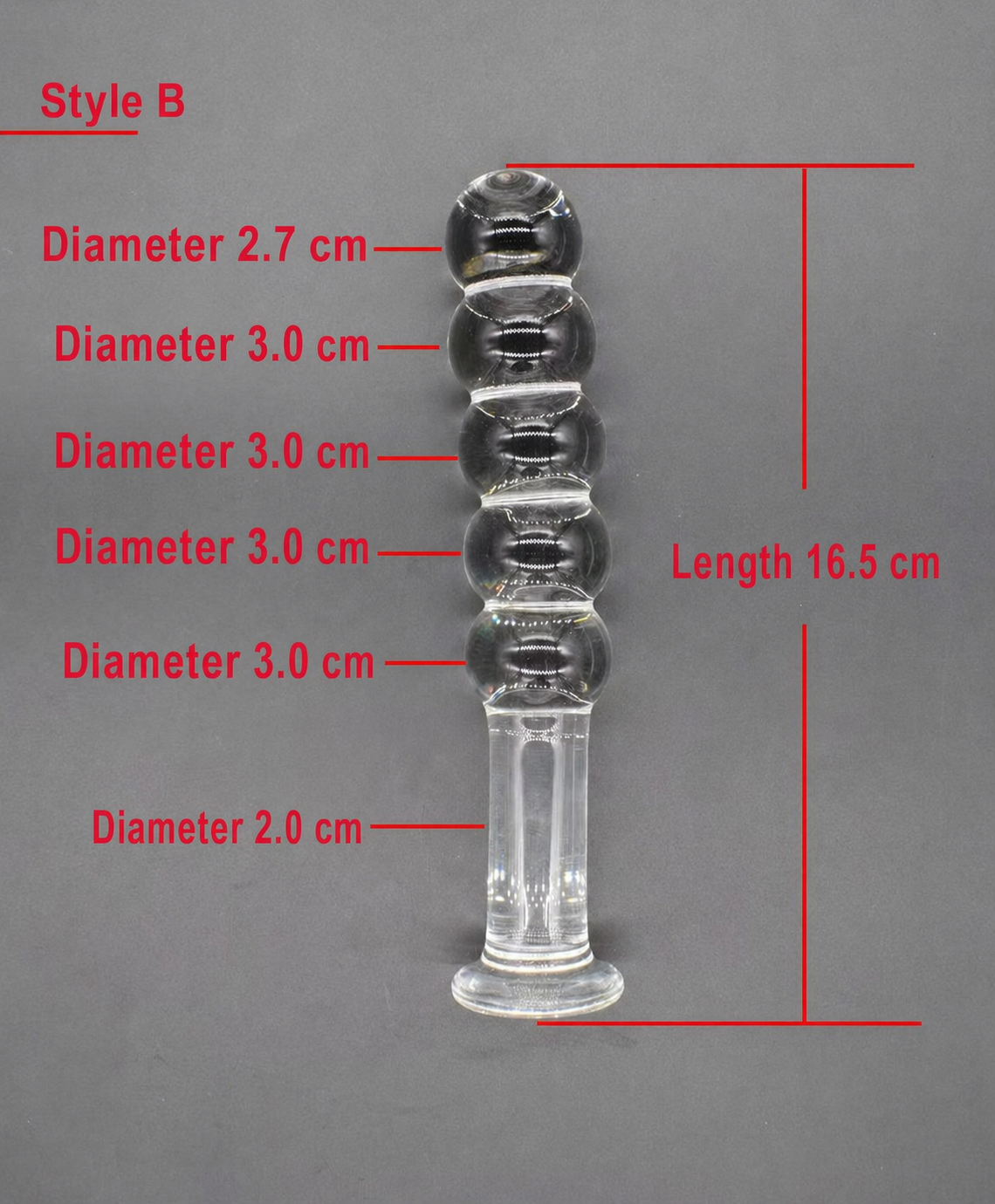 Borosilicate Glass Massage Wand