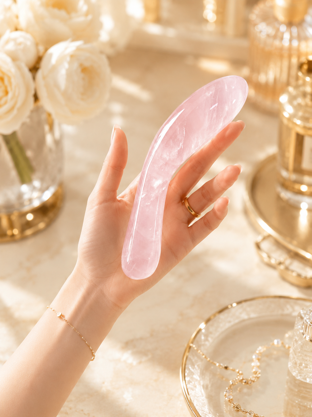 Auracrystal Phallos Quartz Crystal Massage Wand