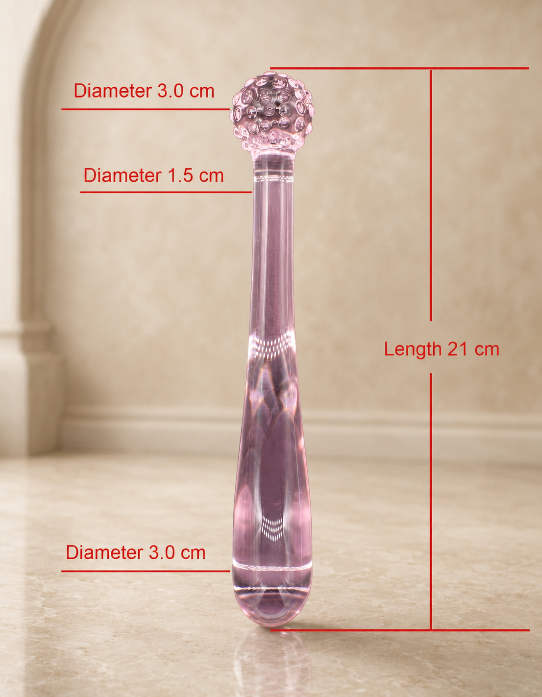 Borosilicate Glass Massage Wand