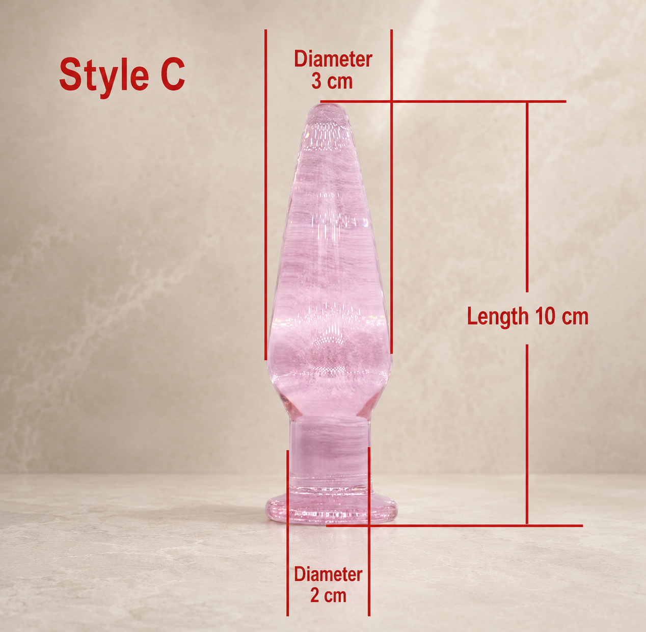 Borosilicate Glass Massage Wand