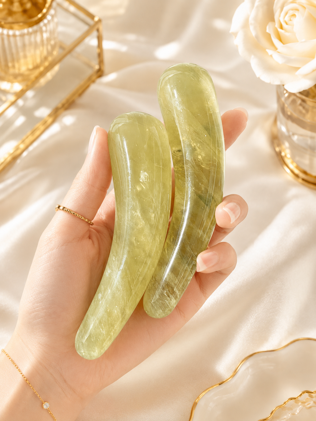 Auracrystal Aeon Citrine Crystal Massage Wand