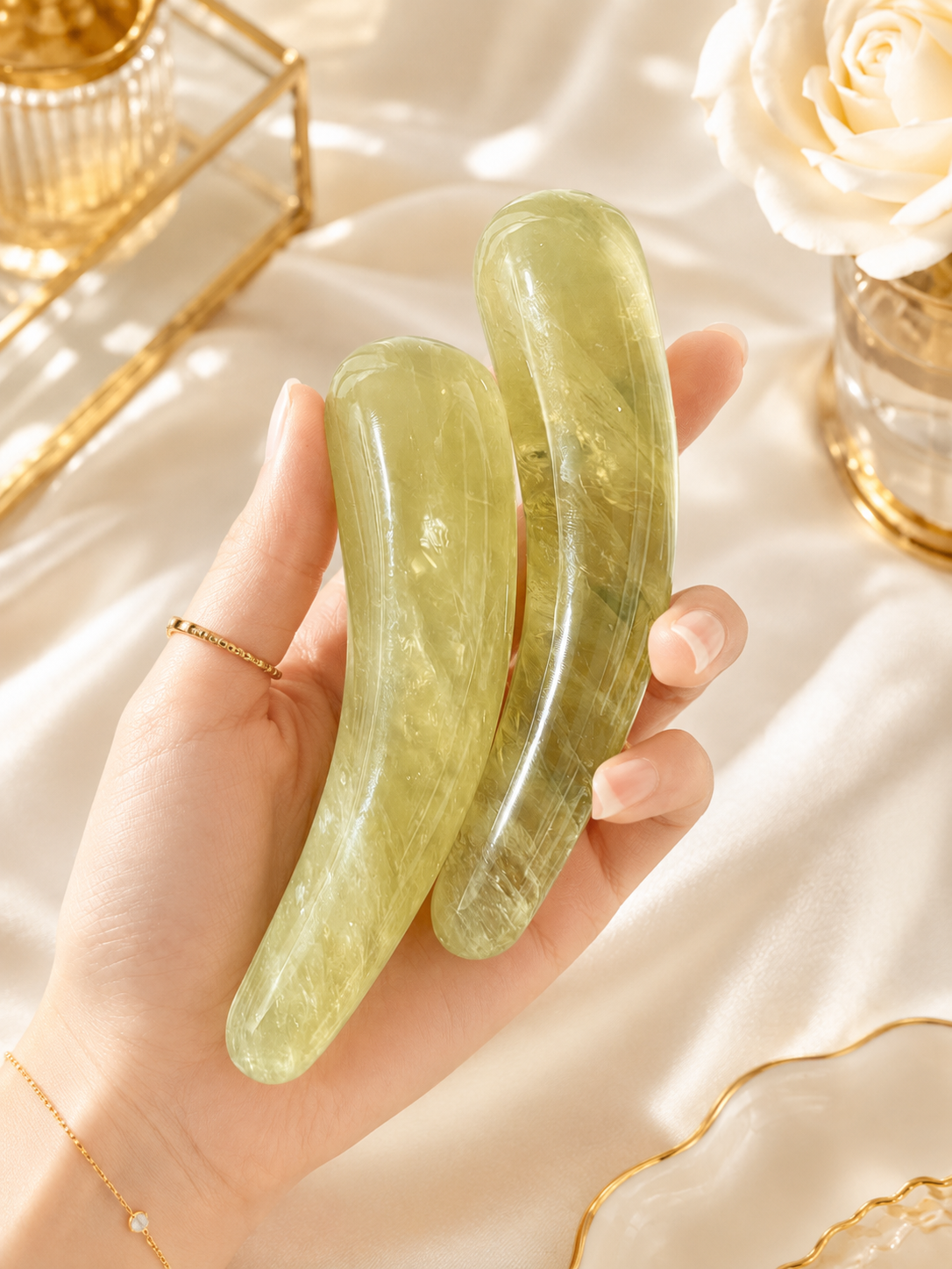 Auracrystal Aeon Citrine Crystal Massage Wand