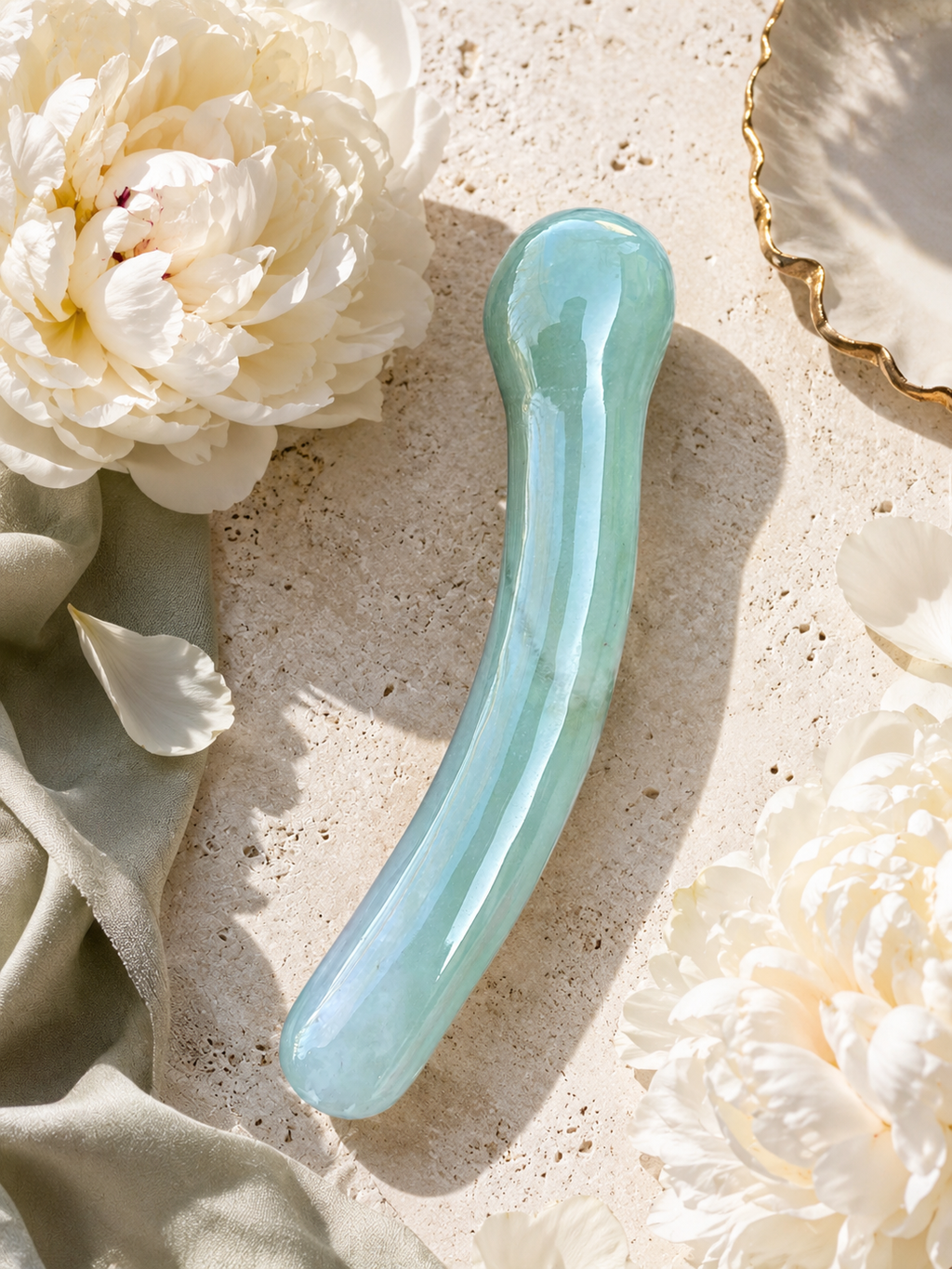 Auracrystal Hdone Green Aventurine Crystal Massage Wand
